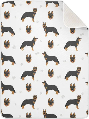 Vista 11 de Manta de envoltura para ejercicios de Doberman de algodón para bebés, manta de recepción, manta suave y ligera para envolver para cuna, cochecito