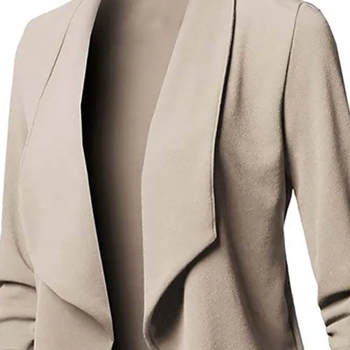 Vista 4 de Womens Sequins Jackets Open Front Blazers Jacket Lapel Long Sleeve Glitter Party Shiny Cardigan Suit with Pocket