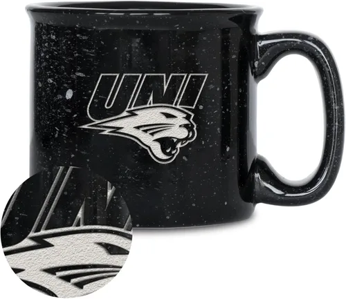 Vista 48 de Rico Industries NCAA Speckle 12oz Laser Engraved Campfire Mug