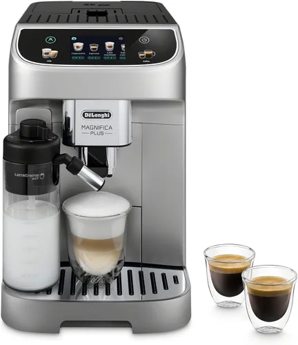 Vista 4 de De'Longhi Magnifica Start - Máquina automática de café expreso con espumador de leche automático y molinillo integrado, 5 recetas de un solo toque