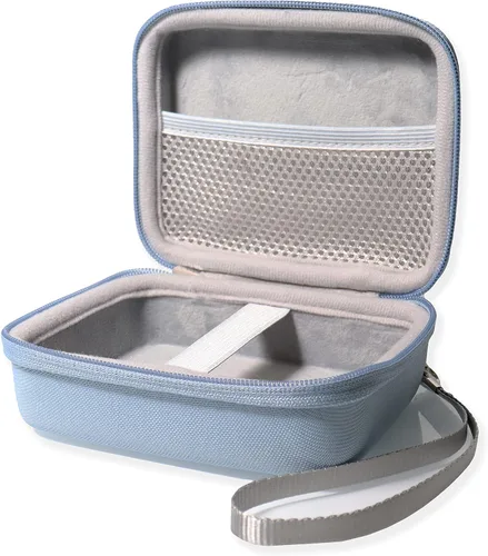 Vista 4 de Funda para mouse Ergo M575, M570, mouse inalámbrico Trackball, mouse ergomomómico, organizador para mouse de bola de pista, disco duro, hub USB C