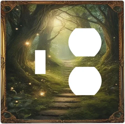 Vista 81 de Cubiertas Decorativas para Interruptores de Luz Arte de Pájaros BirdArt 1 Gang Salida Dúplex Individual Placa de Pared Placa de Interruptor Placa