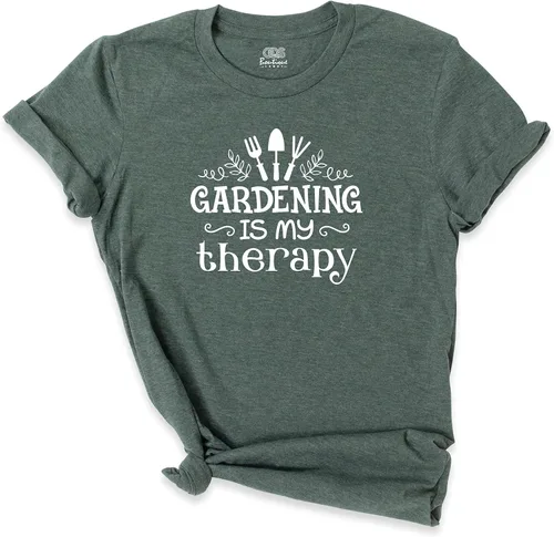 Vista 2 de Regalos de jardinería para mujer, camisa de plantación, camisa de mamá de plantas, traje de pasatiempo mental positivo, camiseta de jardinería es mi