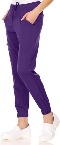 Vista 2 de Mini Marilyn Scrub Joggers de 4 vías con cintura elástica y cuatro bolsillos