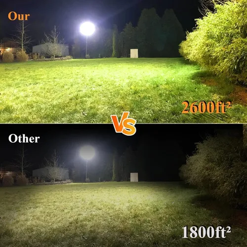 Vista 3 de Kekeou Luz de inundación de 100W LED, 14000LM 6500K luz exterior