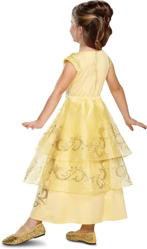 Vista 2 de Disguise Belle - Vestido de baile de lujo para película, amarillo, talla XS (3T-4T)