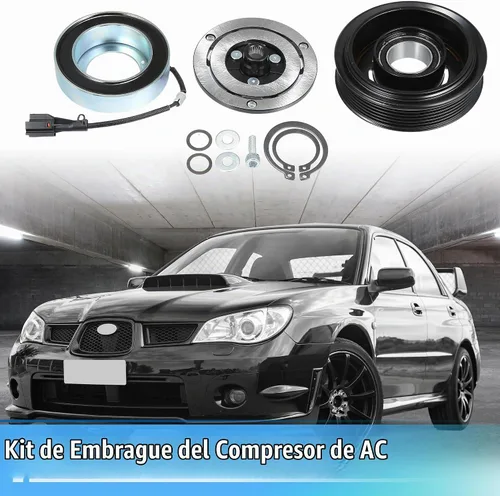 Vista 2 de uxcell Juego de embrague de compresor de CA Reemplazar para Subaru Impreza 2012-2016 A/C Embrague Conjunto de reparación