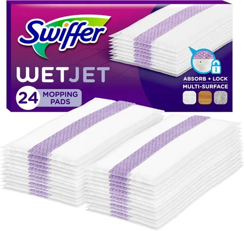 Vista 3 de Swiffer WetJet Recambio de Almohadilla para Trapear Madera - 12 unidades (Paquete de 3)