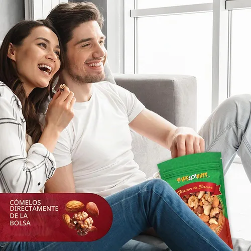 Vista 5 de Almendras y combinación de nueces premium de Green Bulk