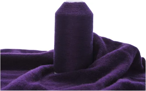 Vista 34 de Hilo 100% de cachemira, 100g de cachemira mongola lujosamente suave pura en cono para tejer a mano y ganchillo (flor beige)