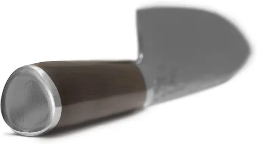 Vista 4 de KAN Cuchillo de chef profesional Core VG-10 de 8 pulgadas, 67 capas de Damasco ambidiestro