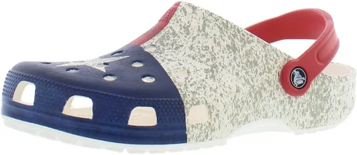 Vista 103 de Zuecos Crocs clásicos con diseño de teñido anudado marmoleado para mujer