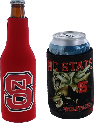 Vista 141 de College Team Color Logo Can & Bottle Holder Insulator Beverage Cooler Set