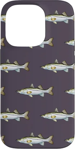 Vista 17 de Grey Snook Pattern Saltwater Fish Case for iPhone 17