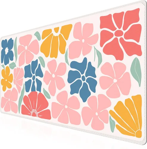 Vista 20 de iCasso Tapete de escritorio, bonita funda de escritorio para mujer, 35.4 x 1-Colorido a cuadros