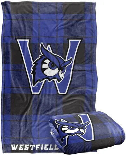Vista 98 de LOGOVISION St John's University Campus Plaid Spirit Silky Touch Manta súper suave 36 x 58 pulgadas