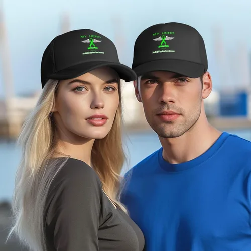 Vista 7 de Gorra de béisbol de malla ajustable para papá unisex