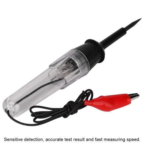 Vista 5 de para prueba de luz automotriz Gorgeri Car Test Pen, PVC Plastic 6-12-24V Car Auto Electrical Voltage Test Pen Light Lamp Circuit Tester Detector