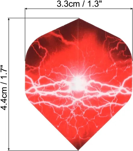 Vista 2 de PATIKIL Dart Flights - Piezas de repuesto de accesorios de dardos estándar para punta suave