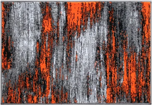 Vista 12 de Masada Rugs, Alfombra moderna y contemporánea, azul, gris y negro (2 pies x 3 pies)