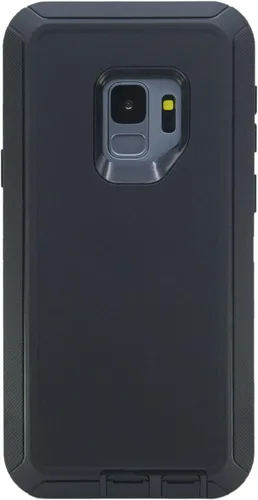 Vista 4 de Funda para Galaxy S9 (5.8 pulgadas) resistente de cuerpo completo de grado militar de protección contra caídas Funda para cinturón para hombres