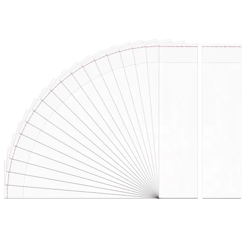 Vista 9 de 1000 bolsas de celofán adhesivas transparentes de 3 x 8 pulgadas, bolsas de plástico OPP autosellantes de 1 mil de largo, bolsas de celofán