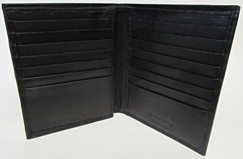 Vista 3 de New Paul & Taylor - Cartera de piel para hombre, 20 ranuras para tarjetas, diseño hipster