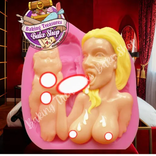 Vista 4 de BTBS - Moldes de silicona o moldes de plástico para adultos traviesos para el día de San Valentín, moldes sexuales eróticos (molde para adultos #1)