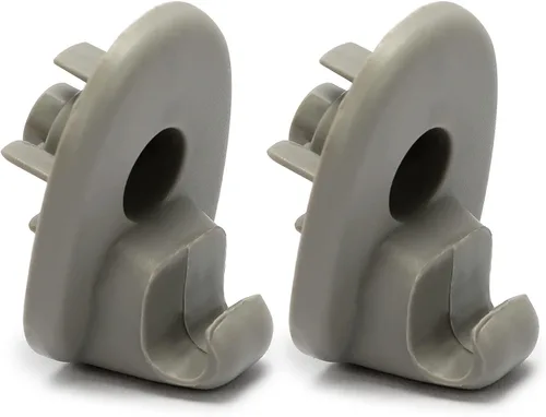 Vista 2 de Paquete de 2 clips de repuesto para visera solar compatibles con Jeep Liberty 2005-2012 y Dodge Nitro 2008-2012 de repuesto directo # 1AR26BD1AA