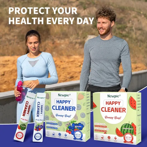 Vista 7 de Newpie Superfoods Happy Cleaner - Polvo probiótico y probiótico con sabor a sandía, fibra orgánica, sin azúcar, salud intestinal, antioxidante