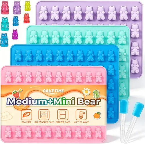 Vista 21 de Molde de silicona de calavera, moldes de silicona para Halloween, moldes para gomitas, paquete de 2 moldes de chocolate de Halloween, mini moldes
