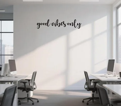 Vista 3 de Calcomanías de pared con frase motivacional inspiradora, vinilo para bricolaje, palabras positivas extraíbles, arte de pared para sala de estar