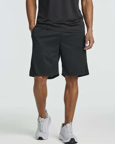 Vista 2 de Real Essentials 5 Pack Men's Mesh Athletic Basketball Shorts Quick Dry Activewear with Pockets