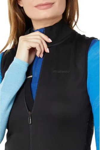 Vista 3 de Smartwool Chaleco deportivo de merino intraknit para mujer ajuste regular