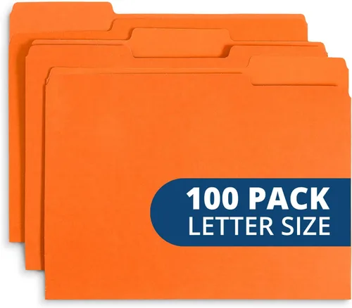 Vista 11 de Blue Summit Supplies 100 carpetas de archivos, cartas, colores surtidos