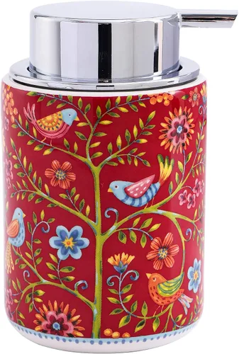 Vista 7 de Bico Blue Talavera - Dispensador de jabón de cerámica de 12 onzas con bomba extraíble, ideal para cocina, baño, loción y aceite esencial