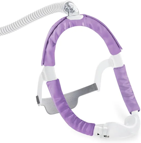 Vista 10 de Paquete de 3 fundas de correa CPAP de satén suave, protector de cabello CPAP para mujer, universal y cómodo, para correas de máscara CPAP Dreamwear