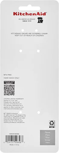 Vista 9 de KitchenAid Tijeras universales multiusos, 8 pulgadas, color negro