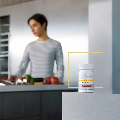 Vista 5 de Integrative Therapeutics B12-Active - Suplemento B12 para apoyo a la función nerviosa* - Soporte masticable - Sin lácteos, soja y gluten - Sabor a