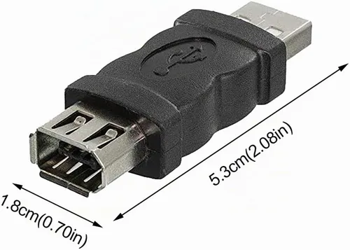 Vista 4 de Firewire IEEE 1394 - Adaptador USB de 6 pines Firewire a convertidor USB para impresora, cámara digital, PDA, disco duro, escáner