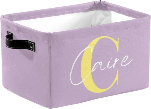 Vista 54 de Cesta de regalo personalizada con nombre, caja de juguetes de almacenamiento personalizada para niños, organizador de cubos de almacenamiento