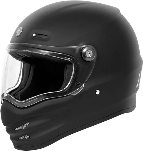 Vista 12 de Casco Torc T-9 Retro de Cara Completa Deep Stage Blanco satinado