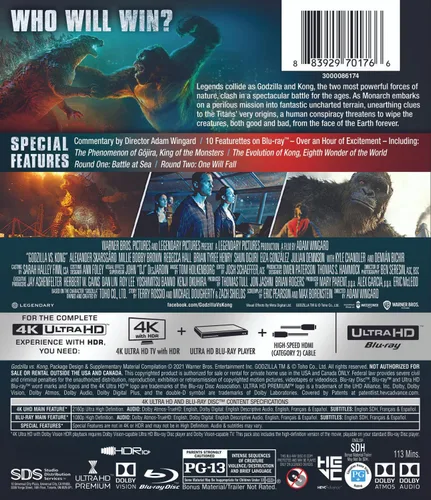 Vista 3 de Godzilla vs. Kong (4K Ultra HD)