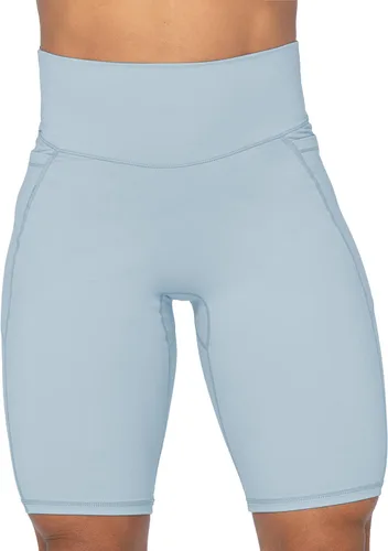 Vista 2 de Sunzel Pantalones cortos de ciclismo de 10 pulgadas, 8 y 5 pulgadas, para mujer, con bolsillos, cintura alta, para yoga, atletismo, gimnasio