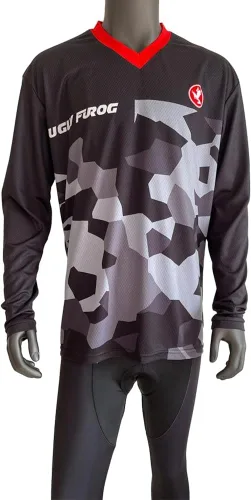 Vista 7 de UGLY FROG Camiseta de ciclismo clásicode moda para hombre, camiseta de ciclismo y camiseta de bicicleta para verano, ropa deportiva para bicicleta