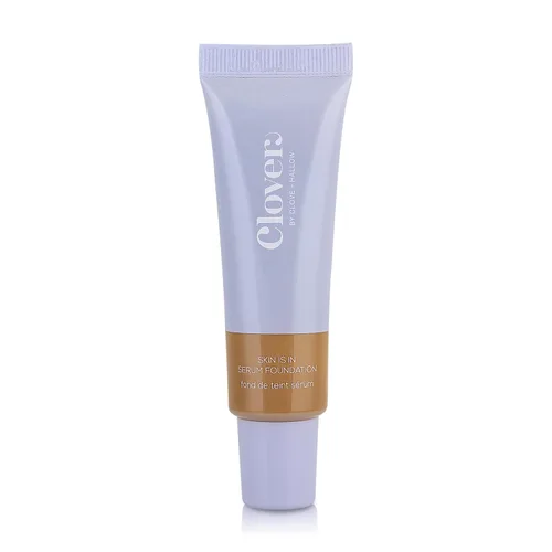 Vista 12 de Clover Skin Is In Serum Foundation Suero facial hidratante, base ligera, libre de crueldad animal y vegano, con escualano y cera de semillas de 10