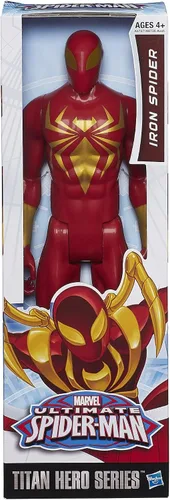Vista 2 de Marvel Ultimate Spider-Man Titan Hero Series Iron Spider Figura - 12 pulgadas