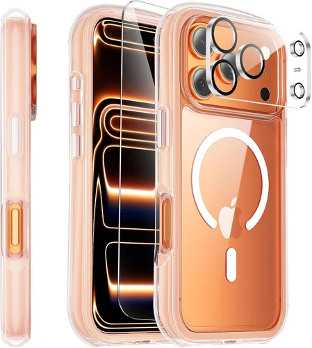 Vista 18 de Funda para iPhone 11, funda magnética con función atril [protección de grado militar] y [compatible con MagSafe], funda protectora delgada
