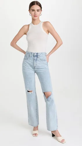 Vista 5 de Pistola Denim Cassie - Jeans rectos de talle alto para mujer