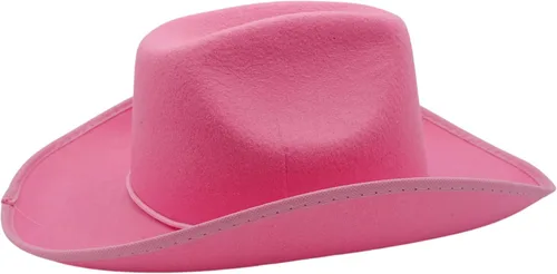 Vista 3 de 4E's Novelty Sombrero de vaquero para mujeres y hombres, sombrero de vaquera de fieltro para adultos, accesorios de vestir para fiesta occidental